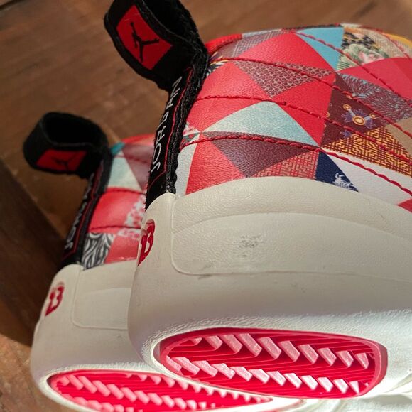 NIKE Air Jordan Retro 12 CNY Chinese New Year Toddler Sneakers Size 9C - Picture 11 of 14